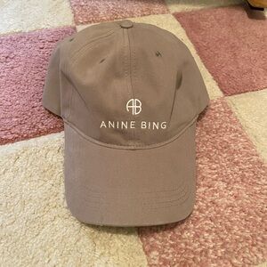 Anine Bing-light gray hat